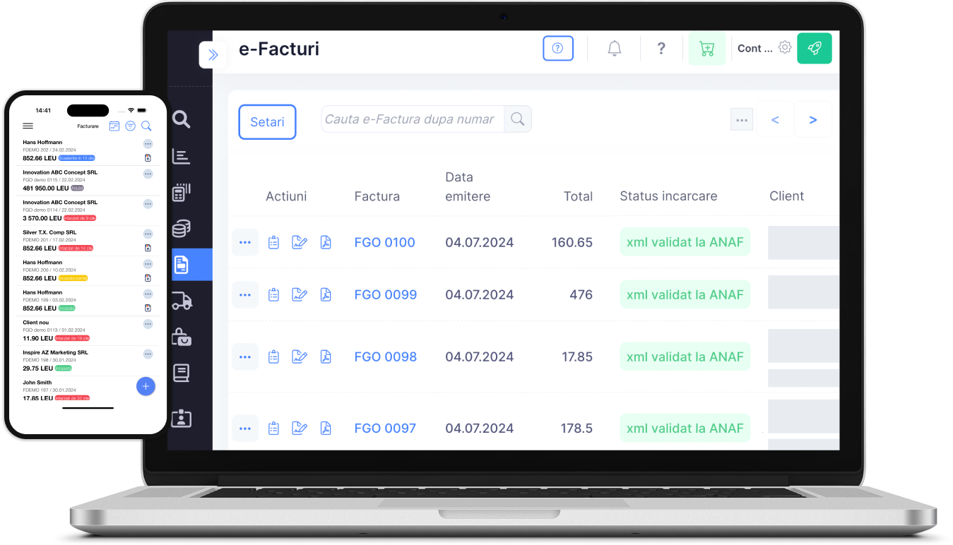 FGO | Facturare online integrata cu contabilitatea