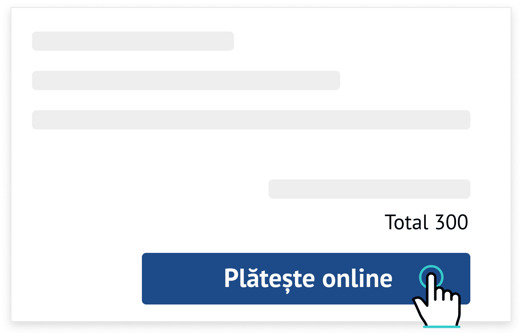 Link plată pe factură