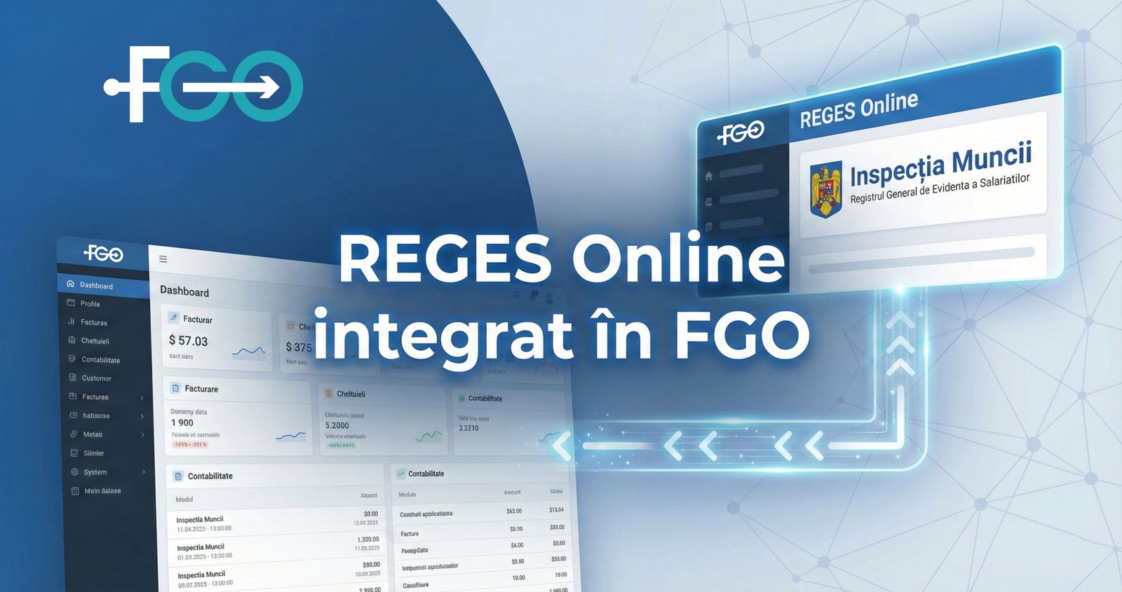 REGES Online integrat în FGO